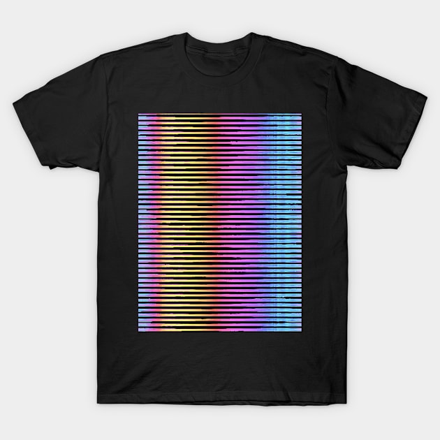 Geometric Futures #17 - Pattern Modular Synth Glitch Artwork T-Shirt by DankFutura